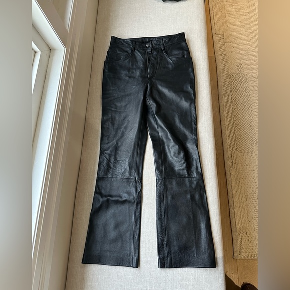 Vintage 100% leather pants - Picture 1 of 3
